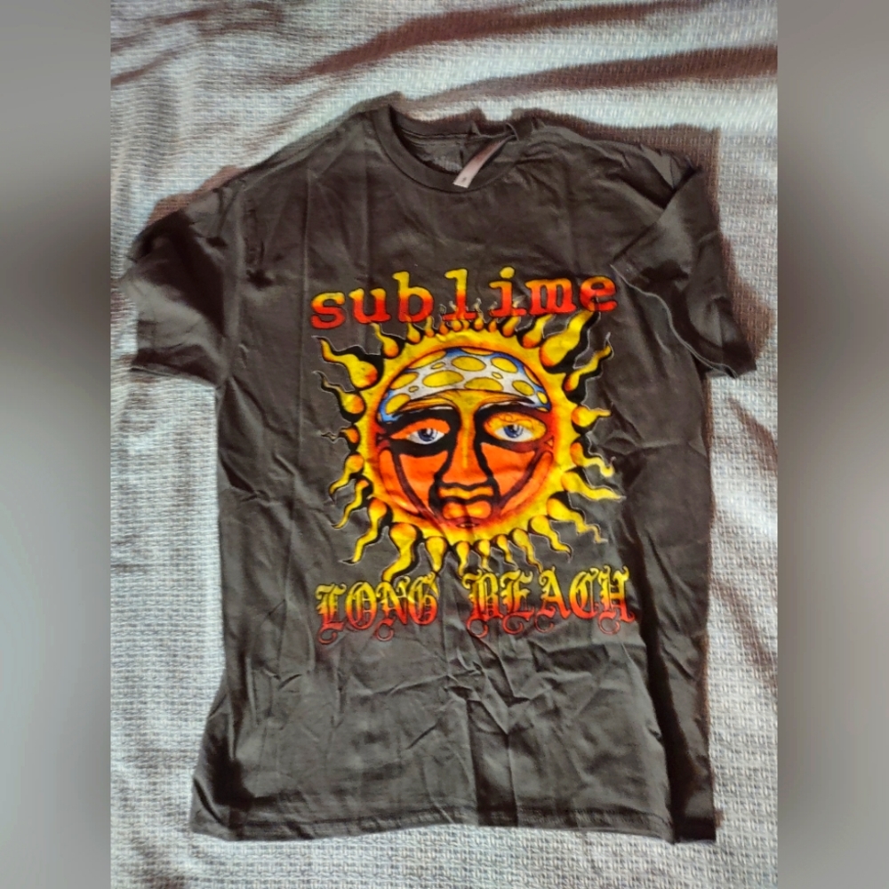 SUBLIME Band Tee Shirt Charcoal Grey The Sun